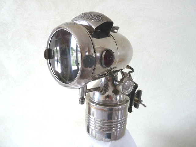 Wunderschöne Karbidlampe, Fahrradlampe, Antique Carbide Lamp, Bicycle Lamp