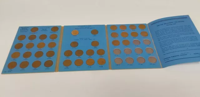 Great Britain Half Penny Coin Collection ~ Part Set.