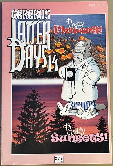 Cerebus Latter Days 14 June 2002 Comic Book #279 Pretty Flowers / Pretty Sunsets