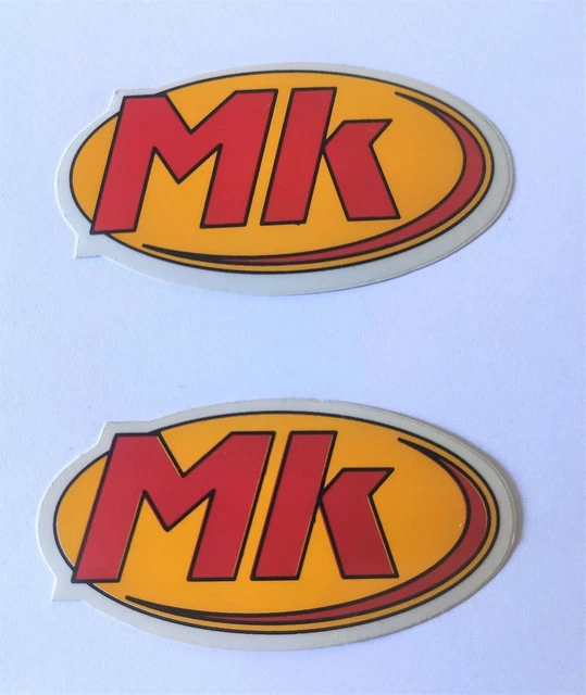 METRAKIT PETIT LOGO X 2 Stickers Autocollants NOS Scooter