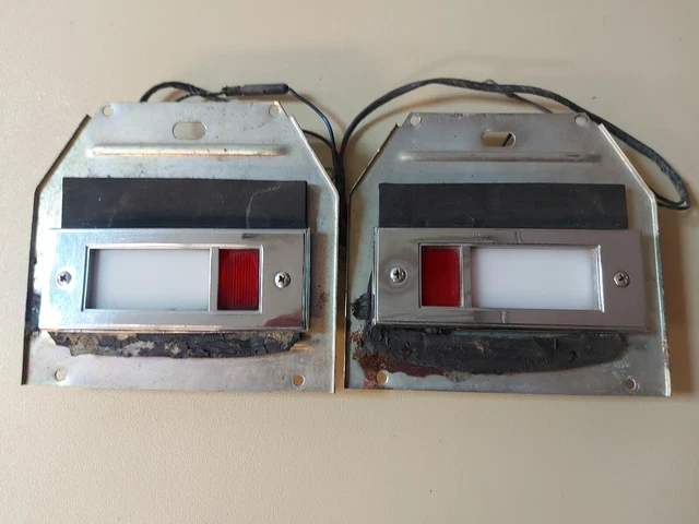 1964 Mercury Comet Cyclone Caliente interior Light housings lamps Pair 64 Ford 1964 Mercury Comet Cyclone Caliente interior Light housings lamps Pair 64 Ford