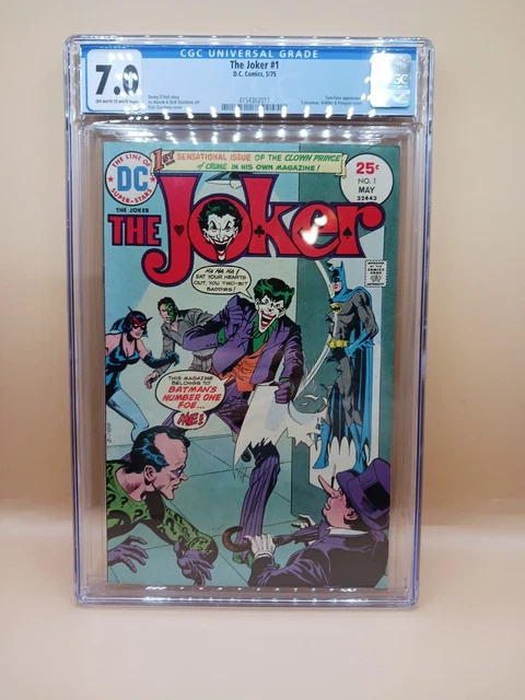 1975 The Joker 1 CGC 7.0 Catwoman Riddler Penguin Batman Two Face Cover