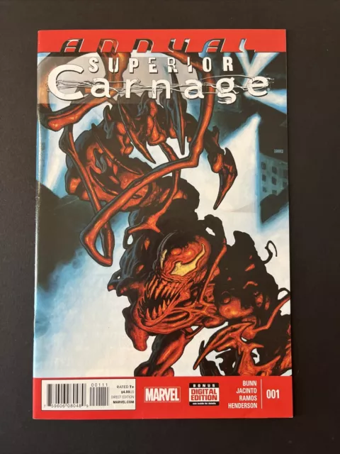 Superior Carnage Annual #1 VF+ 1st She Carnage 2014