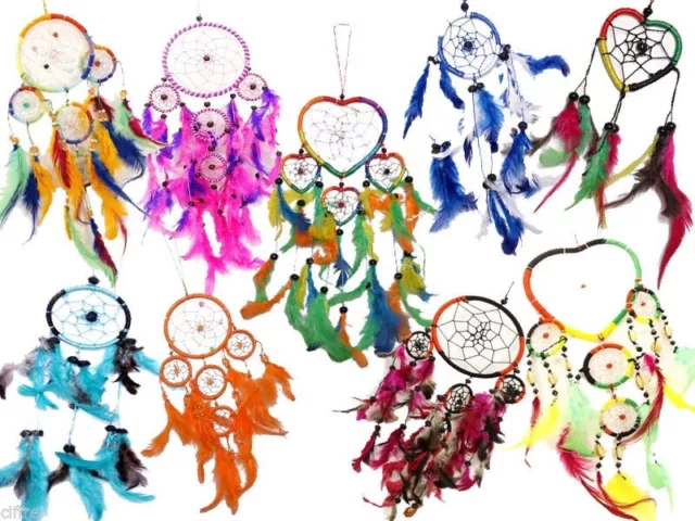 60cm  x 16cm Traumfänger Dreamcatcher Kinder oder Ketten - Ca 50. Modelle