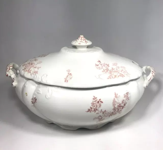 Waterloo Potteries England Royal Semi-Porcelain T&R Boote Engadine Tureen Dish