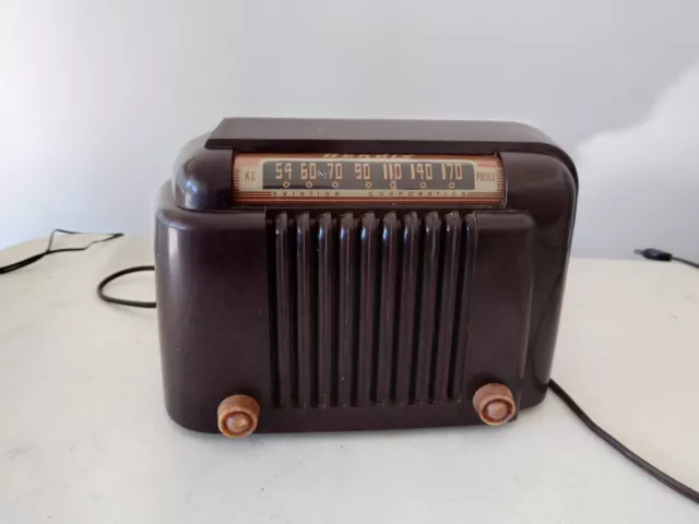 Vintage Bendix Super Heterodyne Tube Radio 0526A Bakelite Non-Working Vintage Bendix Super Heterodyne Tube Radio 0526A Bakelite Non-Working