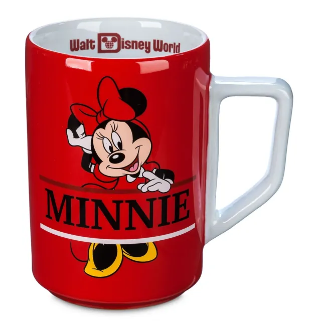 Disney Walt Disney World Minnie Mouse Mug 400ml Vibrant Stoneware Drinking Cup