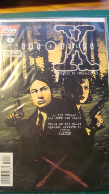 The X-Files Special Collectors Issue #0 (Topps Comics, Dec 1995) Roy Thomas
