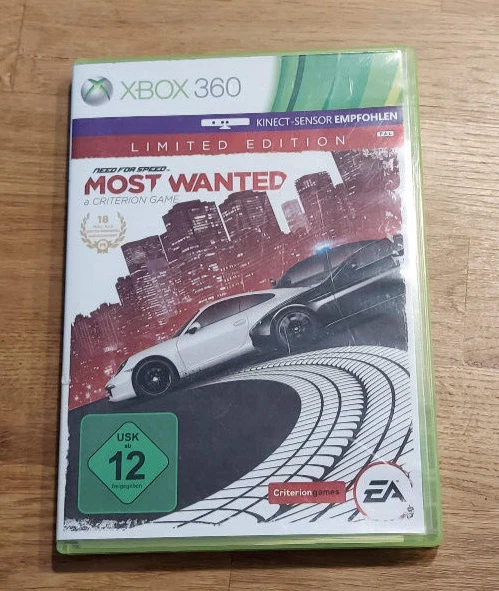 Need For Speed Most Wanted 2012 Limited Edition Xbox 360 NEED FOR SPEED: Most Wanted - Limited Edition (Microsoft Xbox 360, 2012