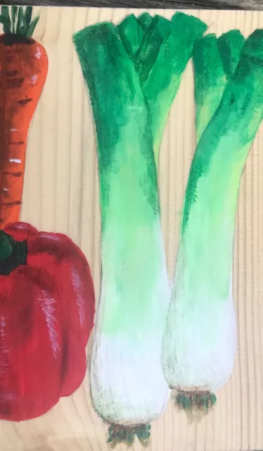 Panneaux de légumes peints à la main (peut être fabriqués sur commande et personnalisés) 2
