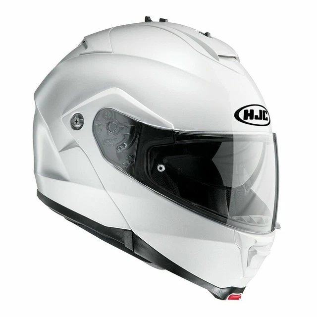 Hjc Is-Max 2 Ii Flip Up Front Modular Motorcycle Crash Helmet Lid Gloss White