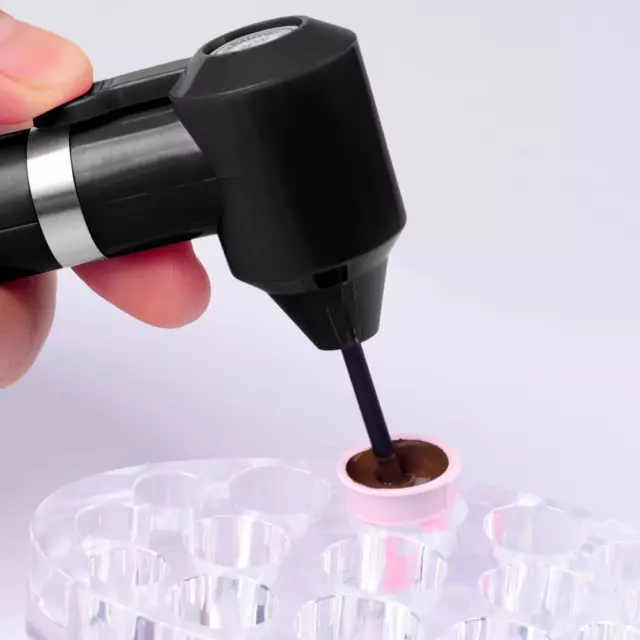 Dispositivo mezclador de tinta con varilla de mezcla pigmento eléctrico caña agitadora (Balck)