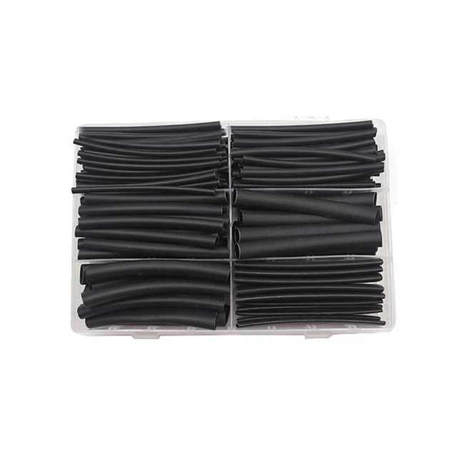 Confezione varietà tubo termoretraibile calore 7 taglie 180 pz rivestimento ade