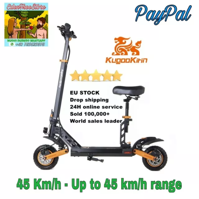 🛴 KUKIRIN G2 PRO MONOPATTINO ELETTRICO SCOOTER PER ADULTI MOTORE 600W 48V 15Ah