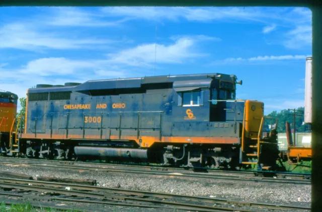 C&O 3000 GP-30, Cincinnati, Oh, 07/74; Kodachrome Original