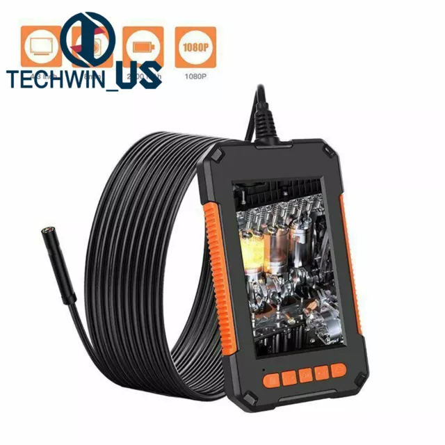 1080P HD 4.3'' Industrial Endoscope Camera Screen Borescope Inspection Camera