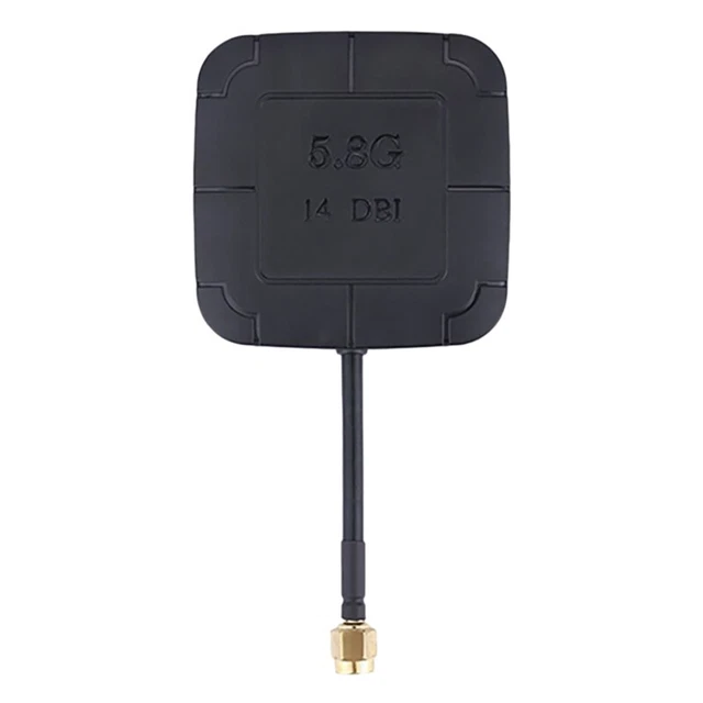 Antenne 5.8G 3dBi RHCP à Gain Élevé – Faible Perte, Pliable, Compatible Drone FPV (RP-SMA/SMA, Noir)