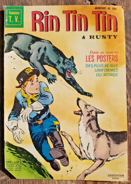 Rin Tin Tin & Rusty, n° 104, 1968, Screen Gems, Le secret des Kwimper, sans post