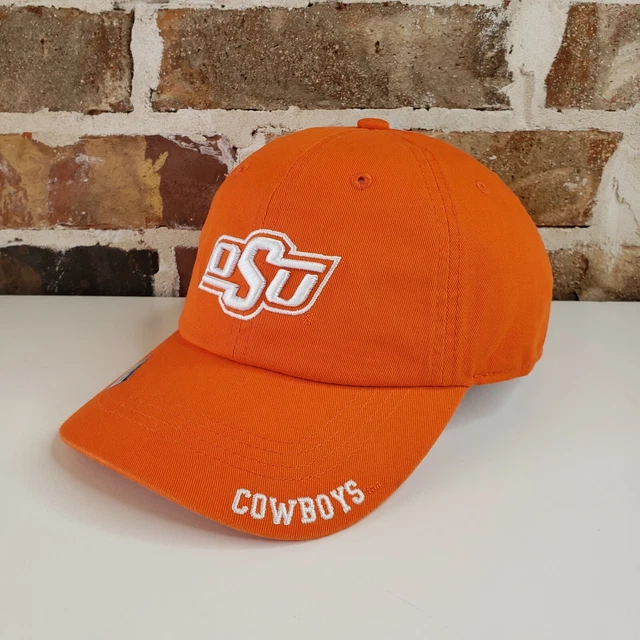 Oklahoma State Cowboys White/Orange Baseball Hat Cap Snapback NCAA Football OSU