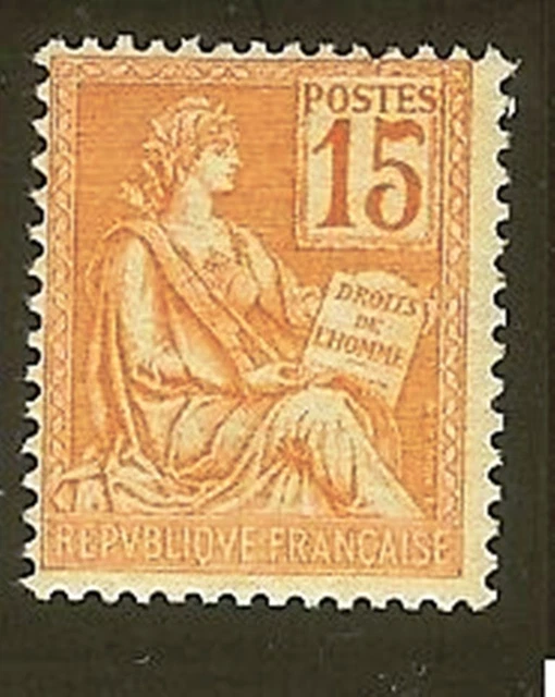 Timbre France Mouchon Neuf** N°112 - Cote 95 Euros