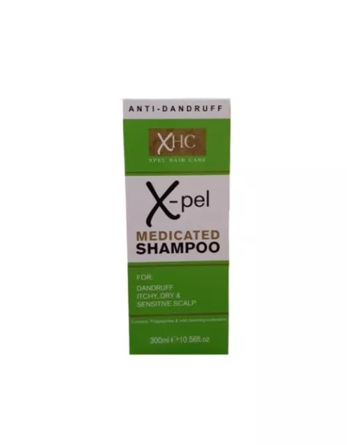 XHC X-pel MEDICATED SHAMPOO FOR DANDRUFF ITCHY, DRY & SENSITIVE SCALP 300ML