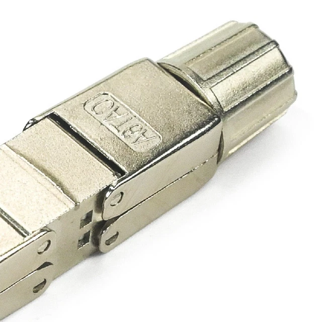 CAT7 Network Cable Extender Connector Tool-Free Adapter Fully Shielded Module