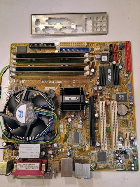 Grlle/Plaque arrère /O sheld PC ordnateur Carte mère Asus P4S800