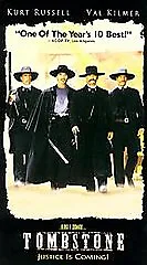 Tombstone Justice is Coming (VHS, 1994) Kurt Russell, Val Kilmer 