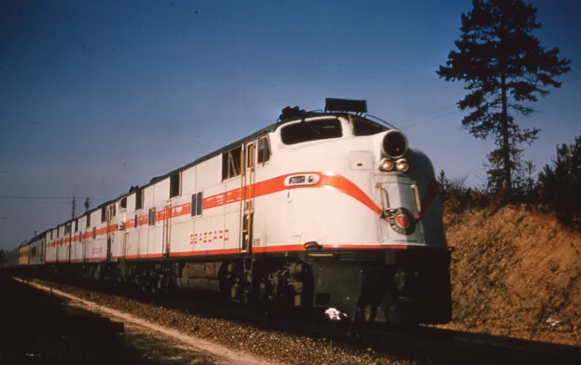 Duplicate Train Slide Seaboard  E-6 #3007 09/1960 Raleigh N. Carolina