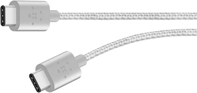 Belkin F2CU041bt06-SLV cable Premium de USB-C a USB-C de Carga y sincronización