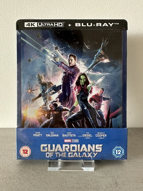 MARVEL Guardians Of The Galaxy Bluray Steelbook 4K Zavvi
