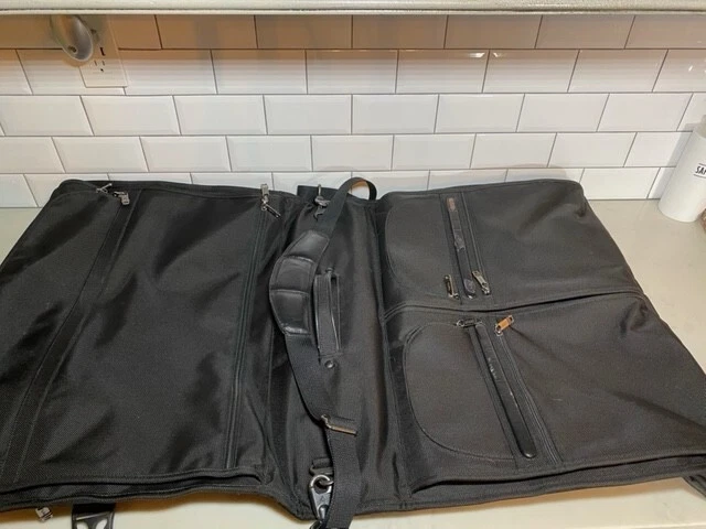 TUMI Black Ballistic Nylon Bi-fold Garment Bag Luggage 4