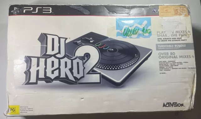 DJ Hero 2 PS3 set box / Sony PlayStation