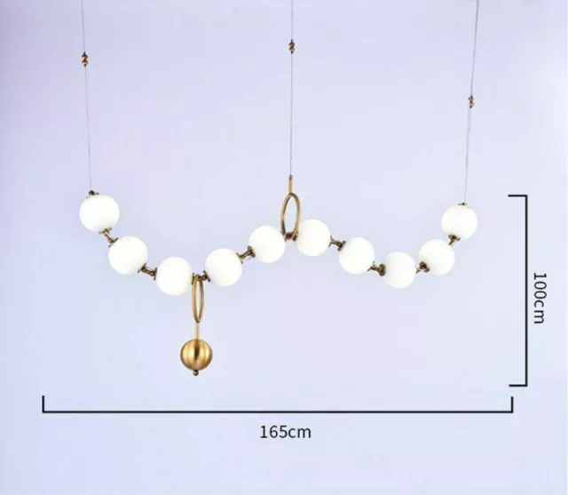 White Pearl Pendant Light Glass Ball Ladies Necklace Design Classical Pendant