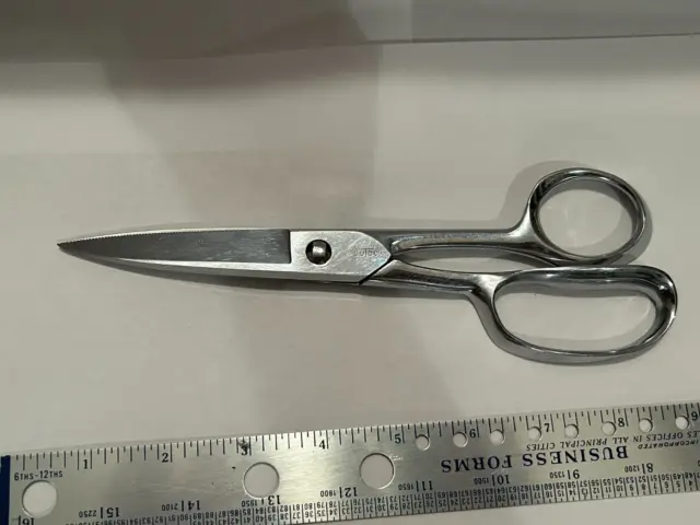 Vintage Cutco Scissors Take Apart Chrome USA 8 Inch Serrated Kitchen Shears