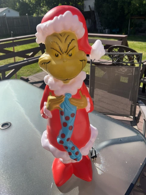 The Grinch Stocking Blow Mold Christmas Decor 2022 Tall 24” Yard - SHIPS NOW 🎄✅ The Grinch Stocking Blow Mold Christmas Decor 2022 Tall 24” Yard - SHIPS NOW 🎄✅