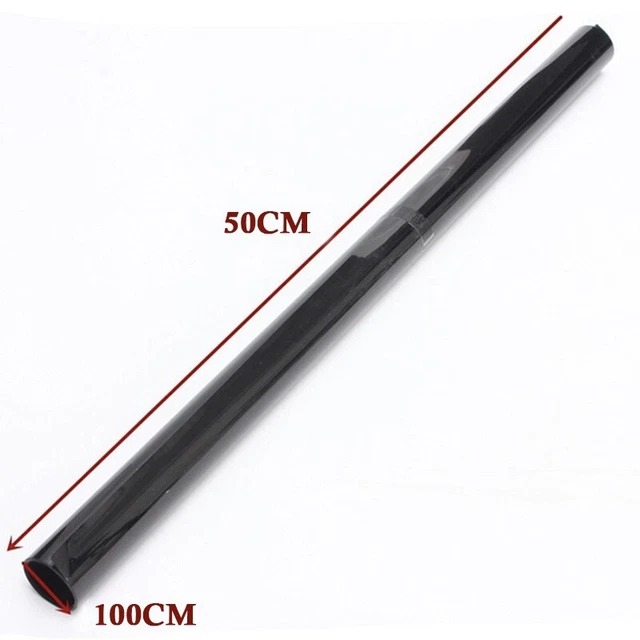 PET 100x50 cm nero pro auto ufficio vetro tinta finestra pellicola colorata pellicola