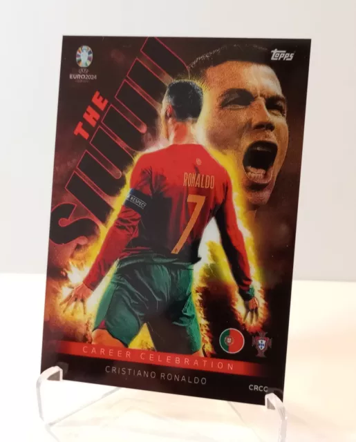 CRISTIANO RONALDO THE Siuuu Career Celebration Topps Match Attax EURO