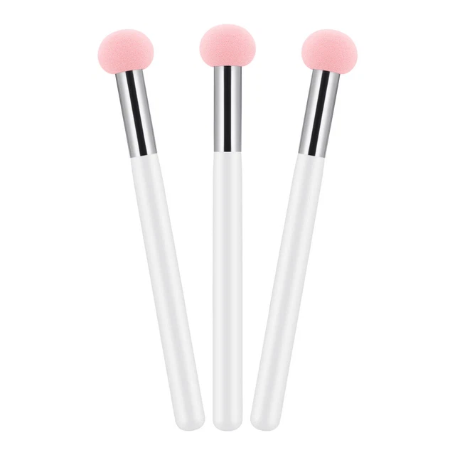 3 pz spugne miste per trucco piccola testa di fungo make-up puff pennello correttore