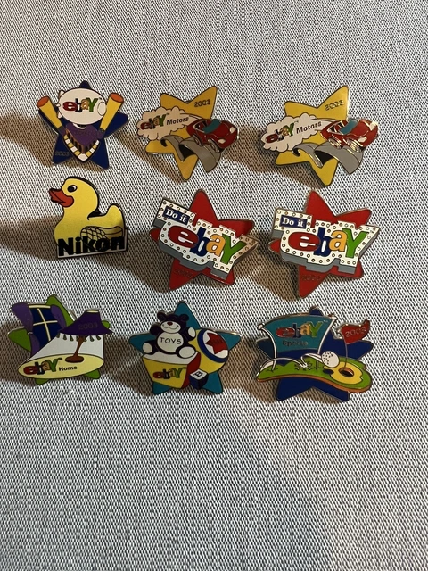 Ebay Live 2003  Collection 9 Pins Brand New Free Shipping And Handling