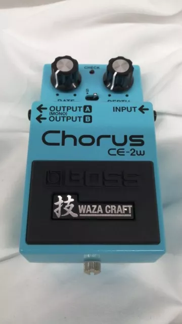 BOSS CE-2W WAZA CRAFT Chorus Compact Pedal Guitar Audio Equipment