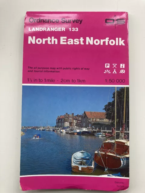 Ordnance Survey Landranger Map No 133 North East Norfolk