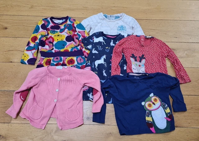 Girls Clothes 6 Pc Bundle Mini Boden Frugi Joules Zara Polarn O Pyret 3-4 Years