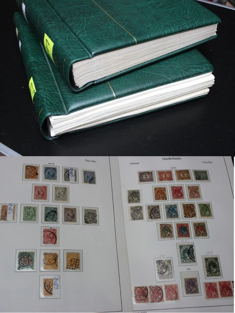 (kn3171) NL- Sammlung 1852 - 1994 meist gest. sehr reichhaltig in 2 Bindern