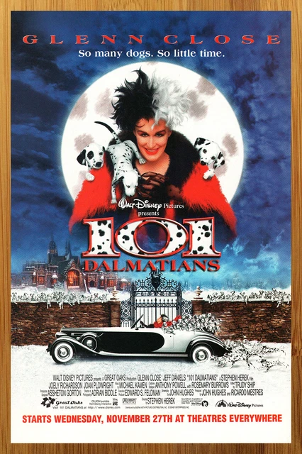 1996 WALT DISNEY 101 Dalmatians Movie Vintage Print Ad Poster Glenn 1996-walt-disney-101-dalmatians-movie-vintage-print-ad-poster-glenn