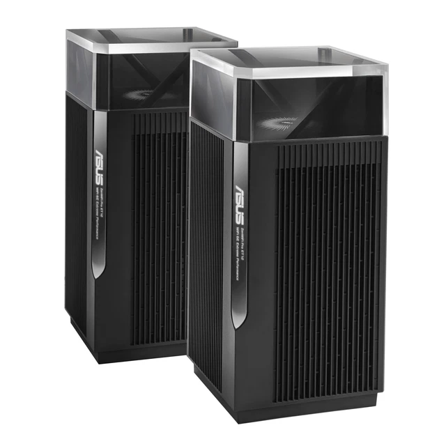 ASUS ZenWiFi Pro ET12 AXE11000 Whole-Home Tri-Band Mesh WiFi 6E System Pack of 2