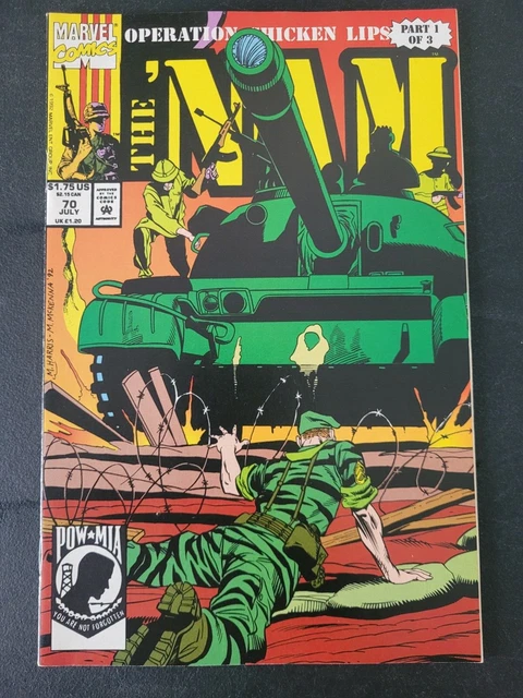 The 'Nam #70 (1992) Marvel Comics Vietnam War Chronicles! Wayne Vansant Art!