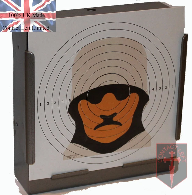 100 X AIR Fusil Ou PISTOL14CM CLP Papier 10M 10.1m Cible (100gsm Neuf