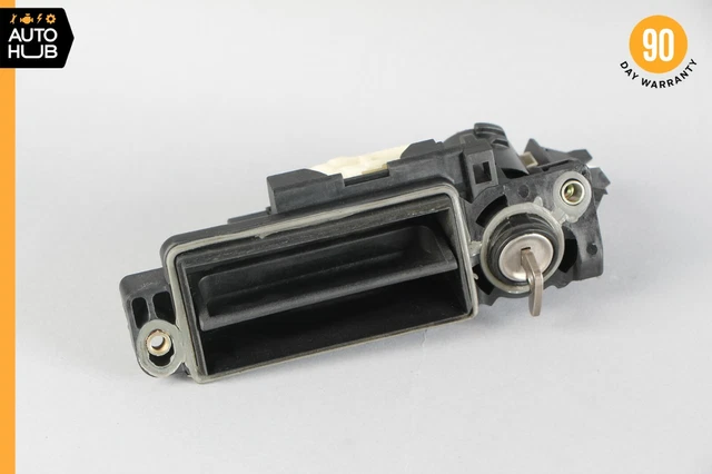 01-09 Mercedes W211 E500 CLS500 Trunk Lid Lock Latch Handle w/Key OEM