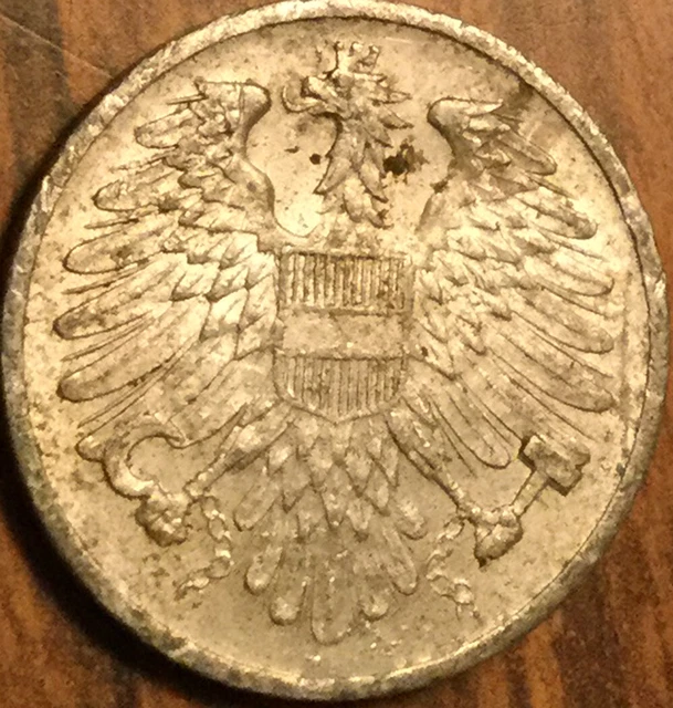 1962 Austria 2 Groschen Coin